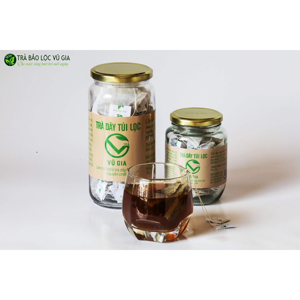 Combo 2 Trà Dây Nguyên Chất Bảo Lộc Vũ Gia (100gr/hũ)