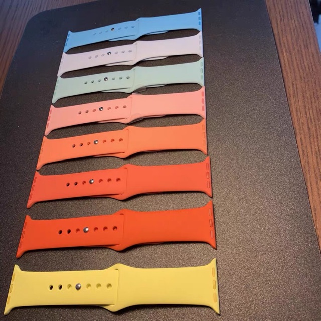 DÂY ĐỒNG HỒ CAO SU APPLE WATCH SPORT BANDS CAO CẤP FULL SIZE 1 2 3 4 5 6 SE 38mm 40mm 42mm 44mm 4.9