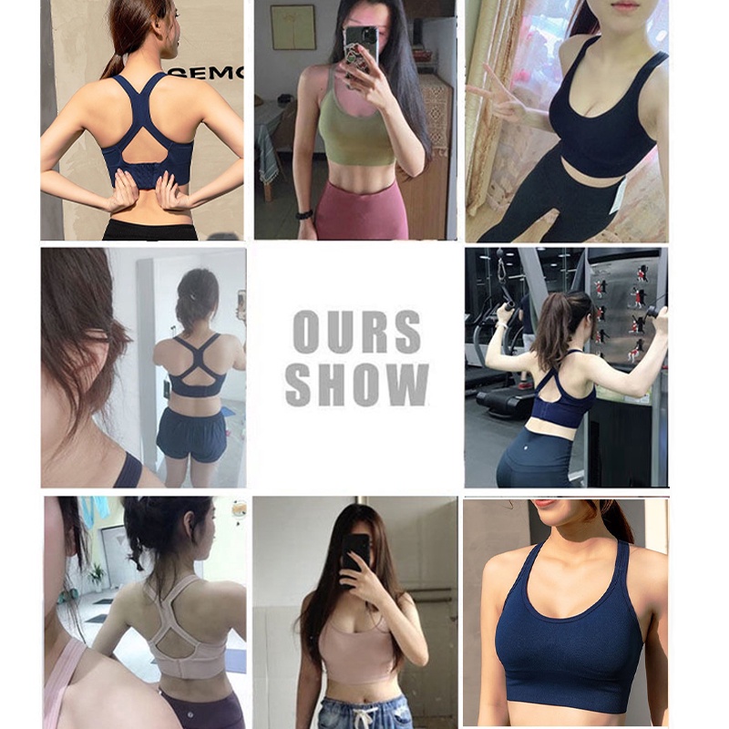 Áo ngực thể thao không gọng chống sốc cho nữ