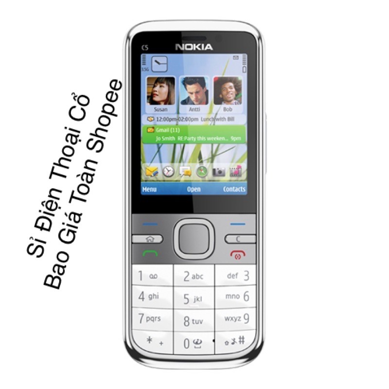 ĐIỆN THOẠI NOKIA C5-00 Chính hãng [ Khuyễn mãi  ] - Bảo hành 12 Tháng - Nokia C2-01 - Phụ Kiện : Máy , Sạc, Pin | BigBuy360 - bigbuy360.vn