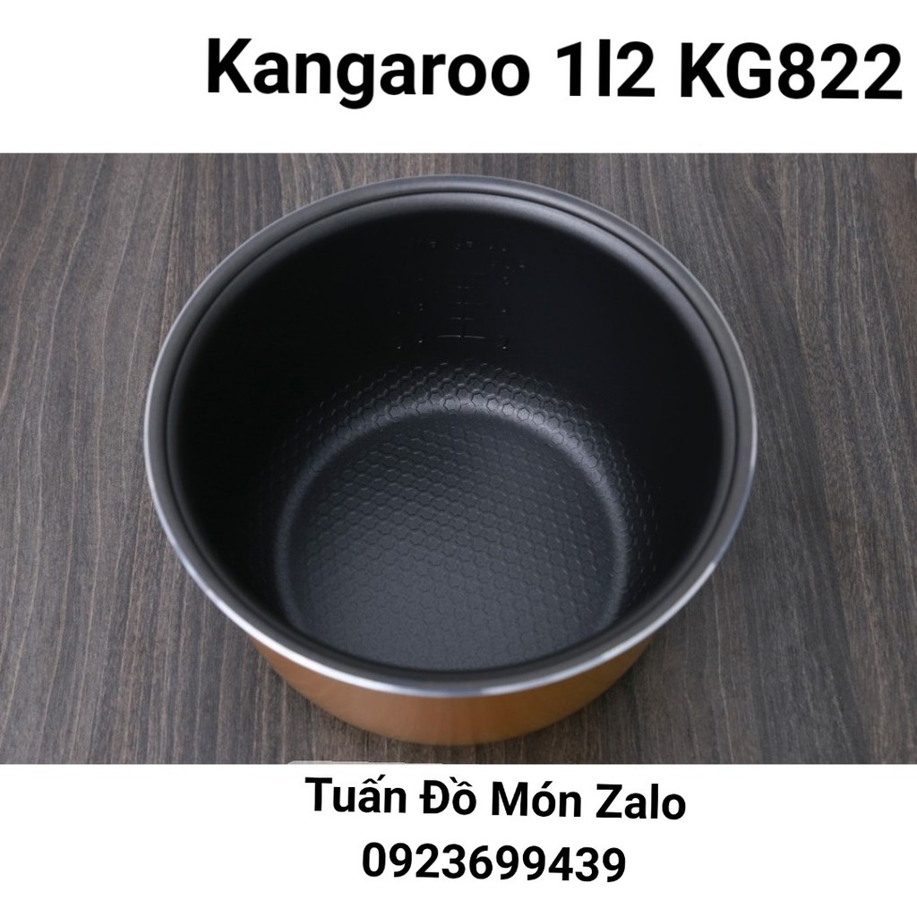 Ruột Nồi, Lòng Nồi Nồi cơm điện Kangaroo 1.2 lít KG822 phụ tùng linh kiện chính hãng