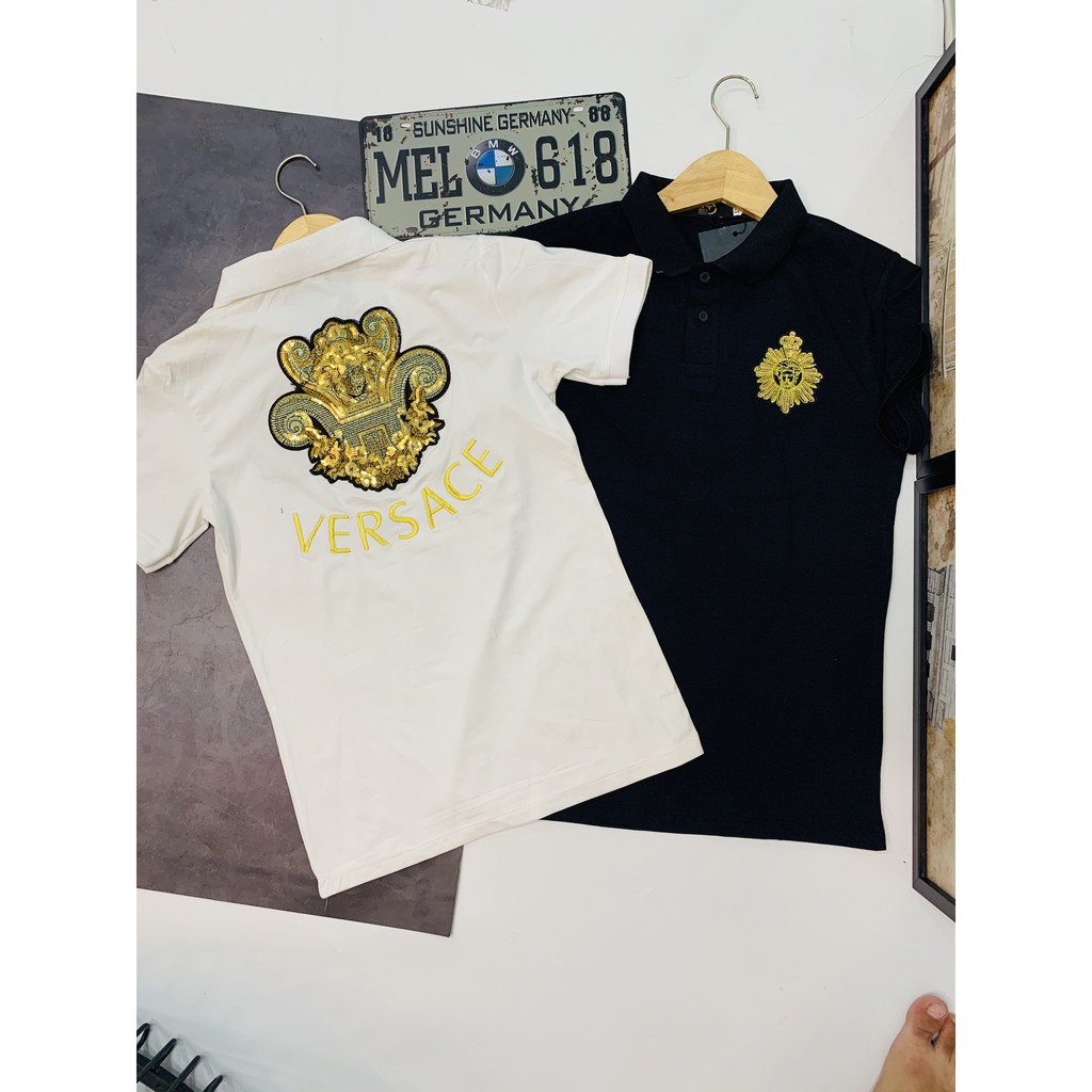 Áo thun nam polo tay ngắn có cổ kim sa đại bàng cao cấp mẫu mới nhất AHFASHION | BigBuy360 - bigbuy360.vn