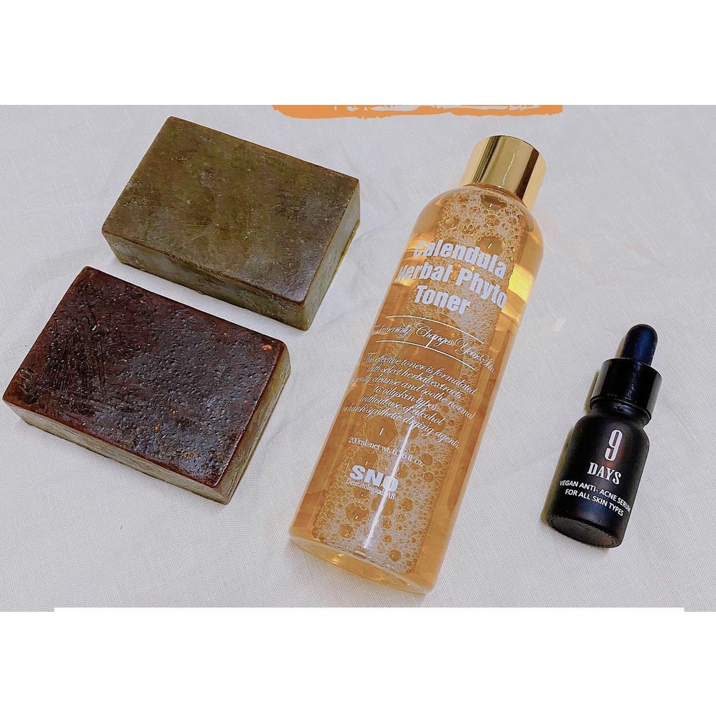 Bộ 3 sản phẩm ngăn ngừa mụn và thâm , se khít lỗ chân lông giúp da sáng mịn | BigBuy360 - bigbuy360.vn