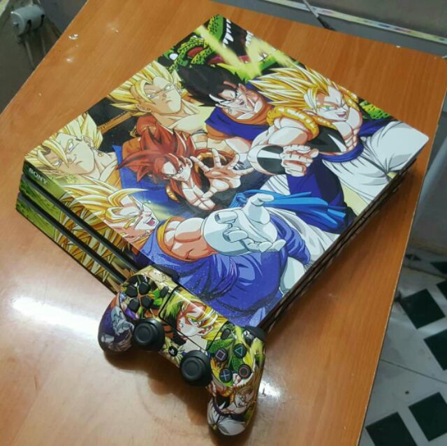Bộ dán máy - Skin Dragonball cho hệ máy ps4