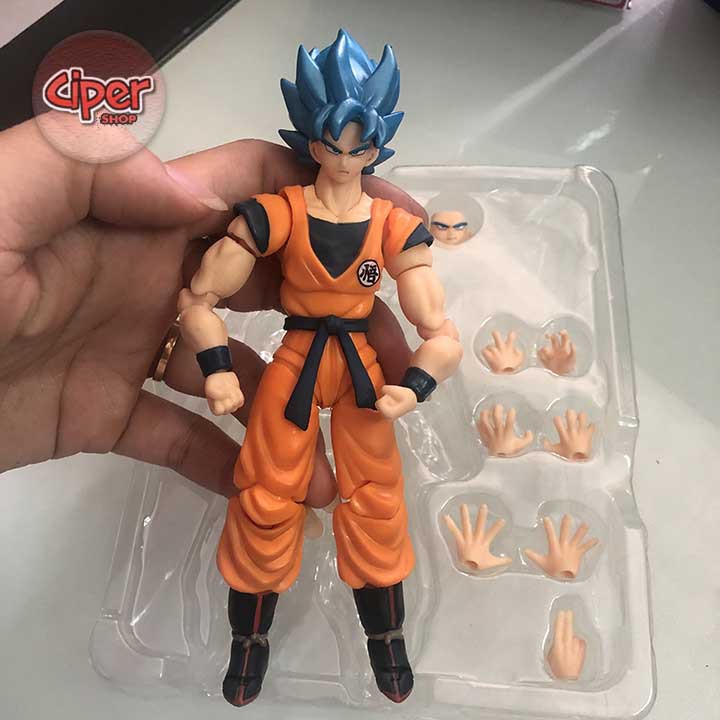 Mô hình Son goku Blue Khớp - Figure Action Goku Blue SHF