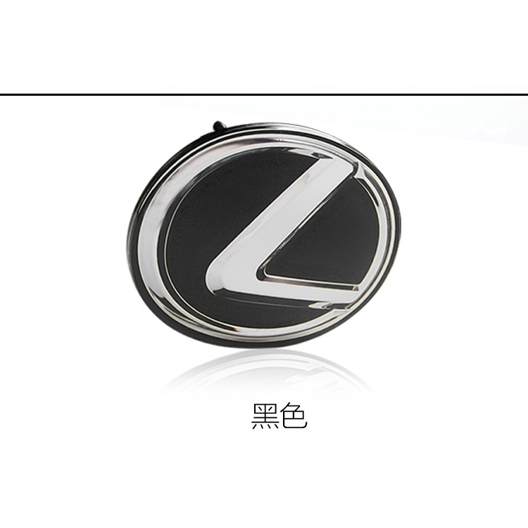 Lexus sửa đổi đánh dấu màu đen gương pha lê tiêu chuẩn phía trước phía sau logo xe dán