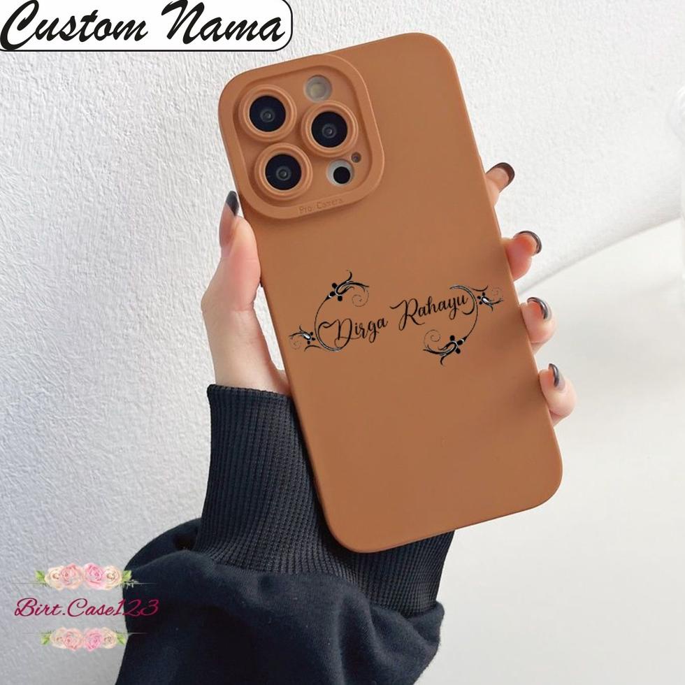 (Art. Ốp Điện Thoại Silicon Mềm In Tên Tùy Chỉnh Cho OPPO VIVO SAMSUNG REALME XIAOMI IPHONE INFINIX ALL TYPE BC6397 J1