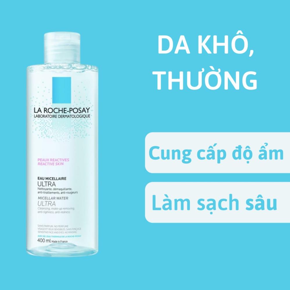 Nước tẩy trang La Roche Posay Purifying Micellar Water ,nước tẩy trang lành tính dịu nhẹ cho da nhạy cảm