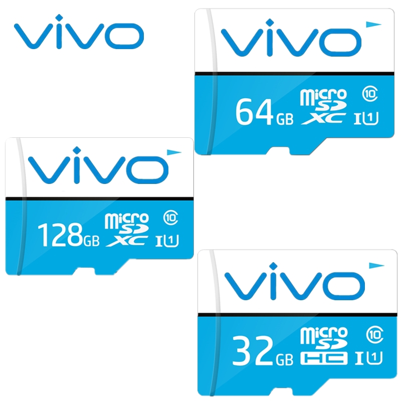 Thẻ Nhớ Micro SD/TF Vivo Class 10 UHS-I SDHC / SDXC Tốc Độ Cao Dung Lượng 512GB 128GB 64GB 32GB