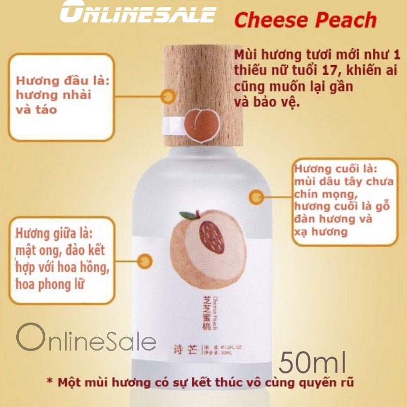 [MẪU MỚI 50ml] Nước hoa xịt thơm toàn thân Body Mist 50ml Shimang Nội địa Trung nắp gỗ hương thơm dịu dàng thanh mát | BigBuy360 - bigbuy360.vn