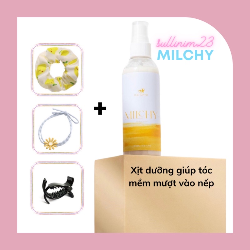 Xịt Váng Sữa Milchy ❤️ Phục hồi tóc hư tổn