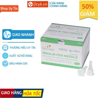 ✅ [HỘP 100 CÂY] Đầu Kim Chích Tiểu Đường (Kim Bánh Ú) GreetMed 31G - DCYK0593