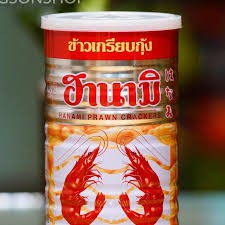 Bánh Snack Tôm Hanami Thái Lan Lon 110g
