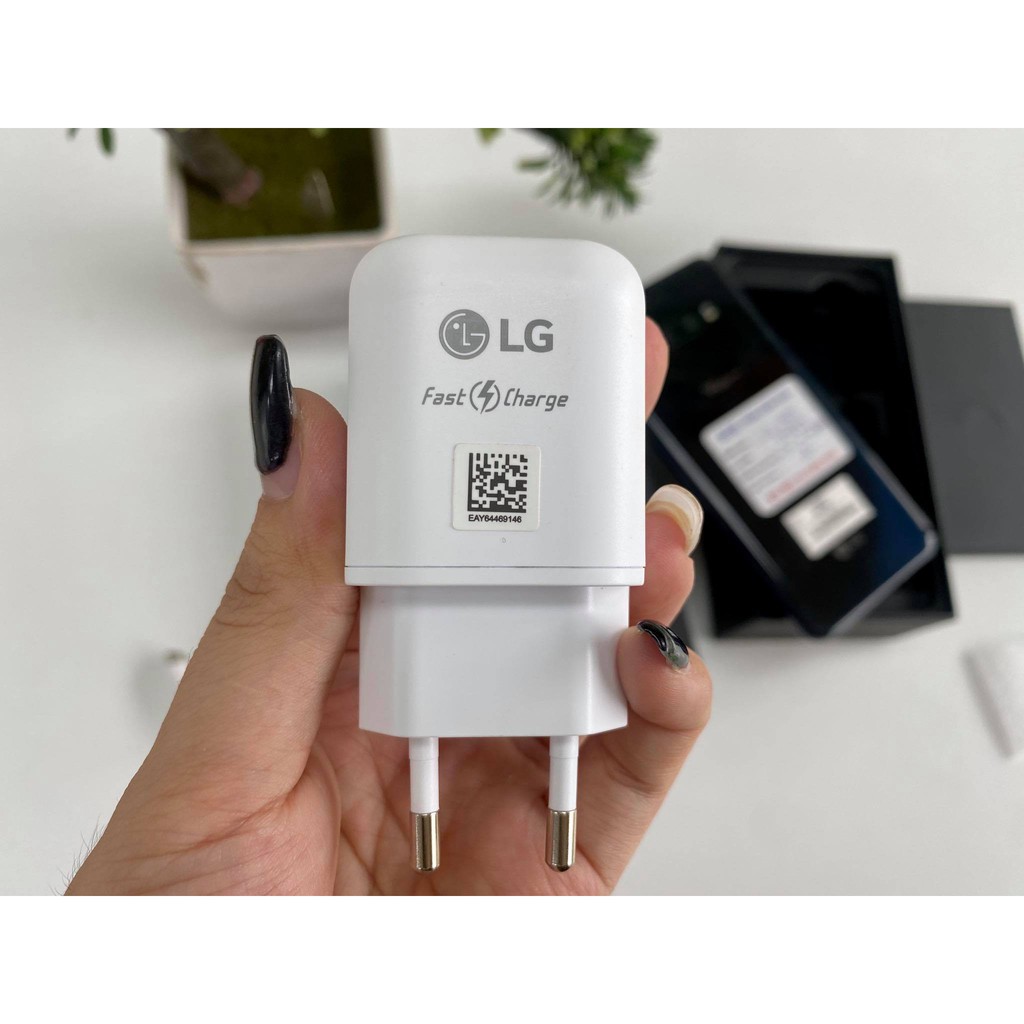 Bộ sạc cáp nhanh LG Fast Charge 3.0 chính hãng dùng cho LG V60 , LG Wing ,LG Velvet, LG V50S , LG V50 , LG V40