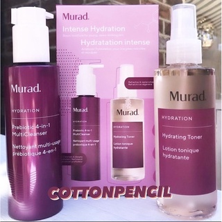Set sữa rửa mặt tẩy trang và toner Murad Intense Hydration Fullsize 🌸