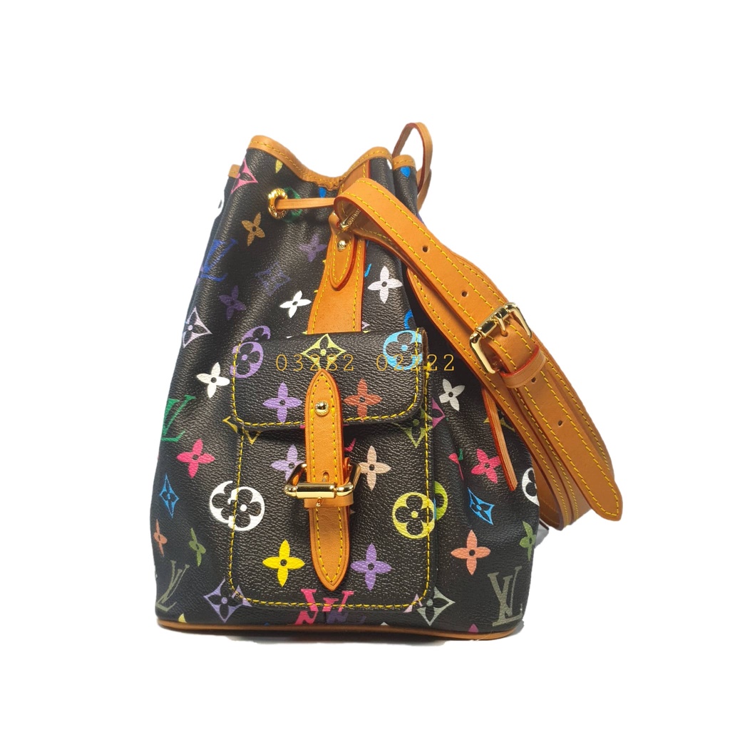 III.Túi xách Bucket LV đen 7 màu si Nhật xịn sò