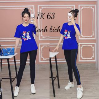 Đồ bộ mặc nhà TK 63 SIZE 45-75kg cotton