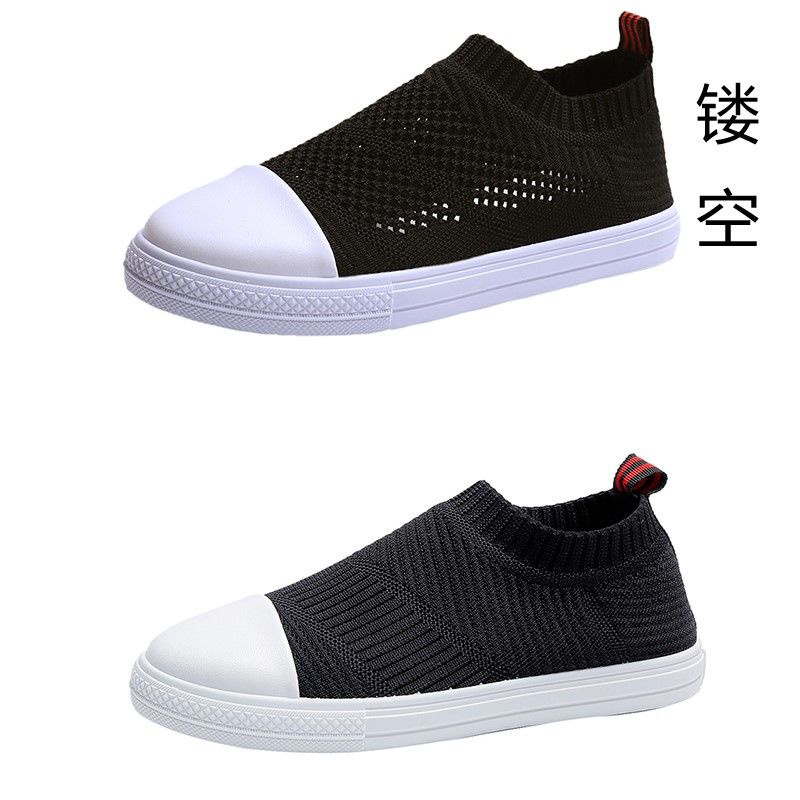 Giày lười vải dệt thoáng khí thời trang xuân hè 2021 dành cho nữ