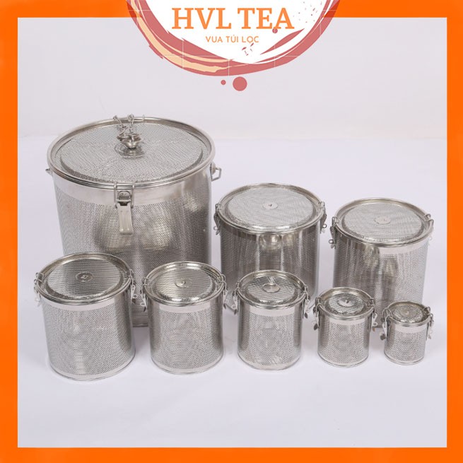 Bộ lọc gia vị inox 304 cao cấp, dùng trong nồi lẩu, lọc trà, lọc xương - HVL TEA