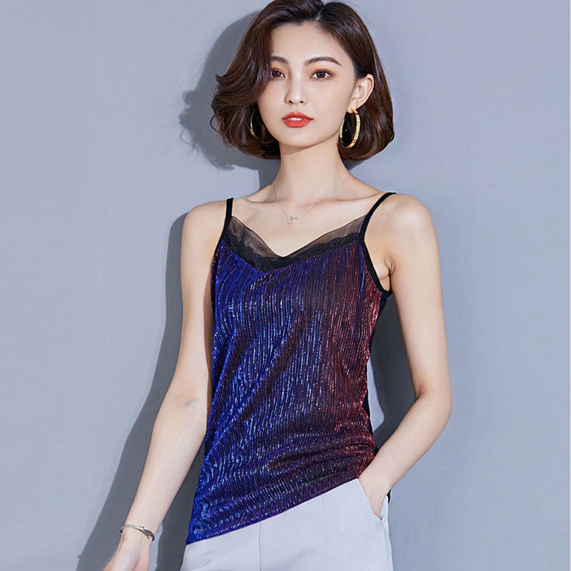 Áo tank top Không Tay Dáng Ôm Gợi Cảm Thời Trang Mùa Hè Cho Nữ
