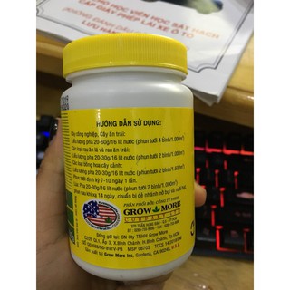 Phân Bón Lá Growmore 20-20-20+TE 100gr ( to củ, lớn trái, chắc hạt)