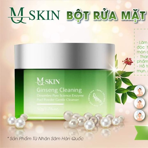 BỘT RỬA MẶT NHÂN SÂM MQ mẫu mới đẹp da