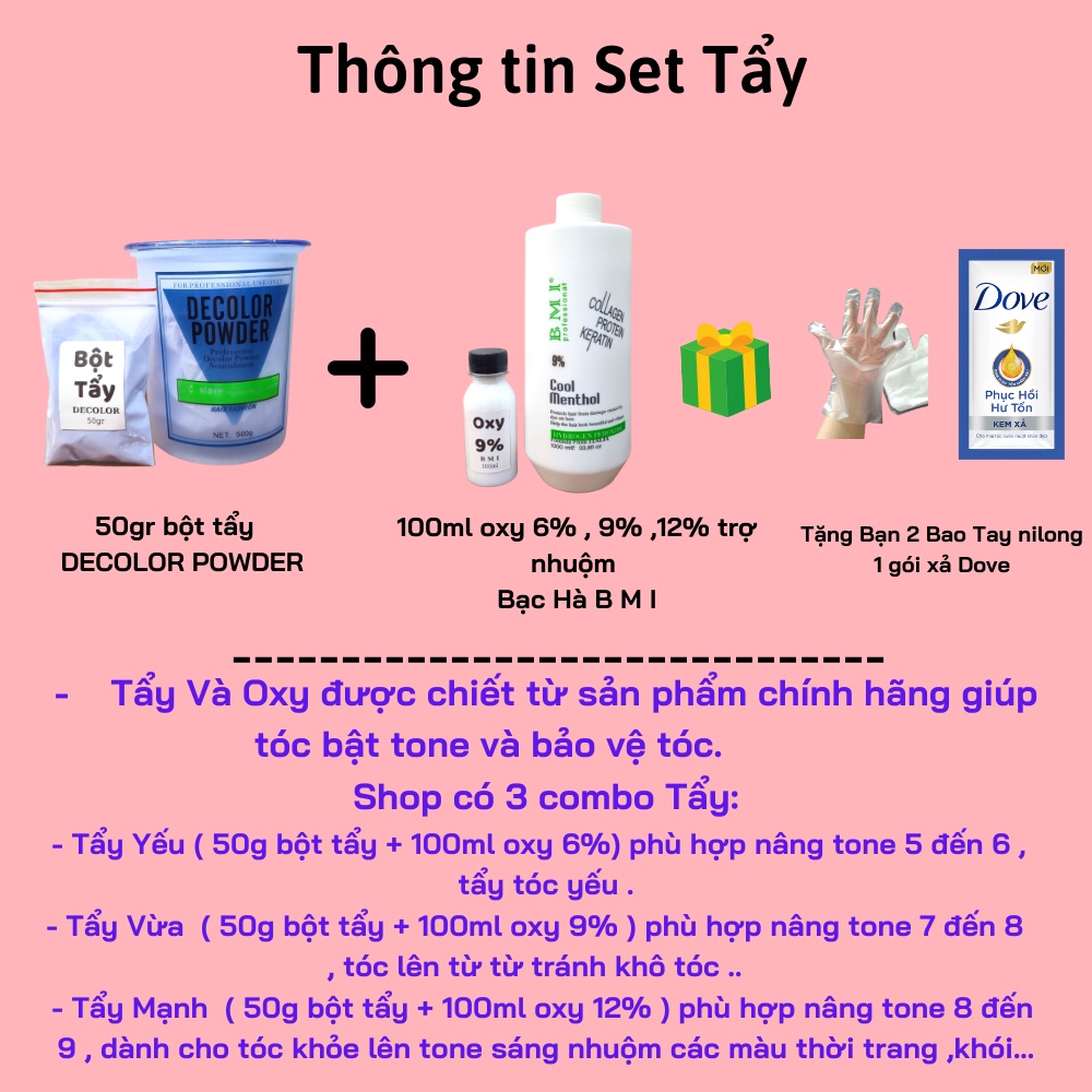 Tẩy tóc , nâng tone tóc .