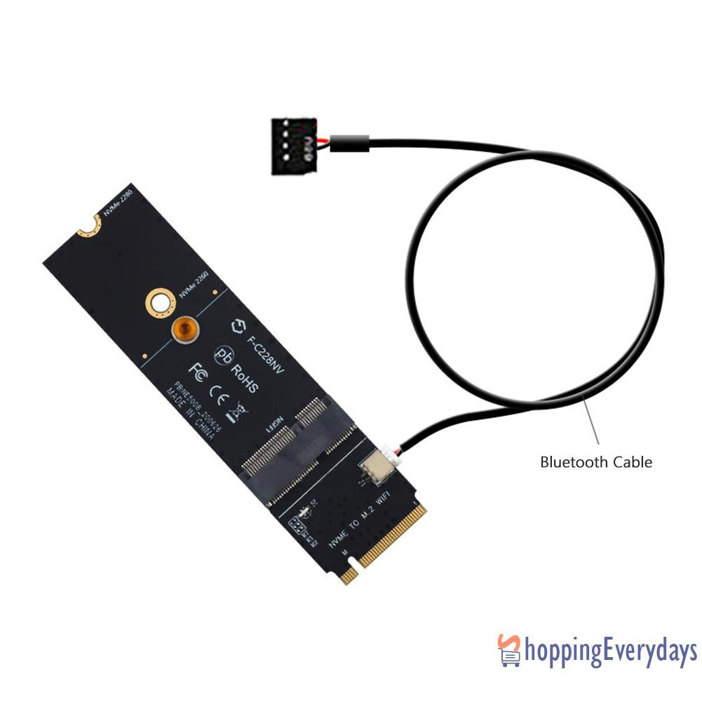 Thẻ Wifi Bluetooth M.2 M Key To M2 A + E Cho Ax200 9260ac | BigBuy360 - bigbuy360.vn