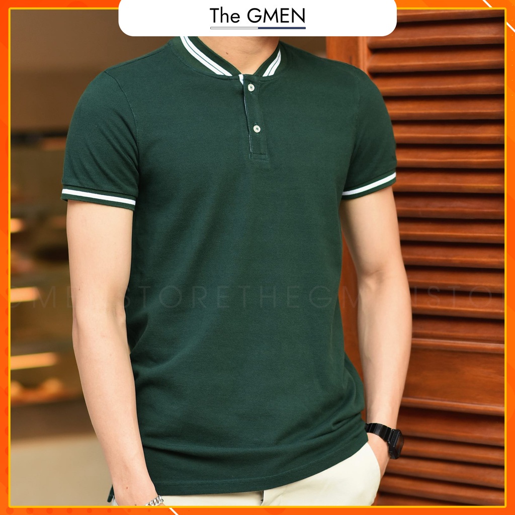 Áo Polo nam The GMEN Jules Polo Shirt chất liệu cotton đẹp có cổ hàng nút cao cấp