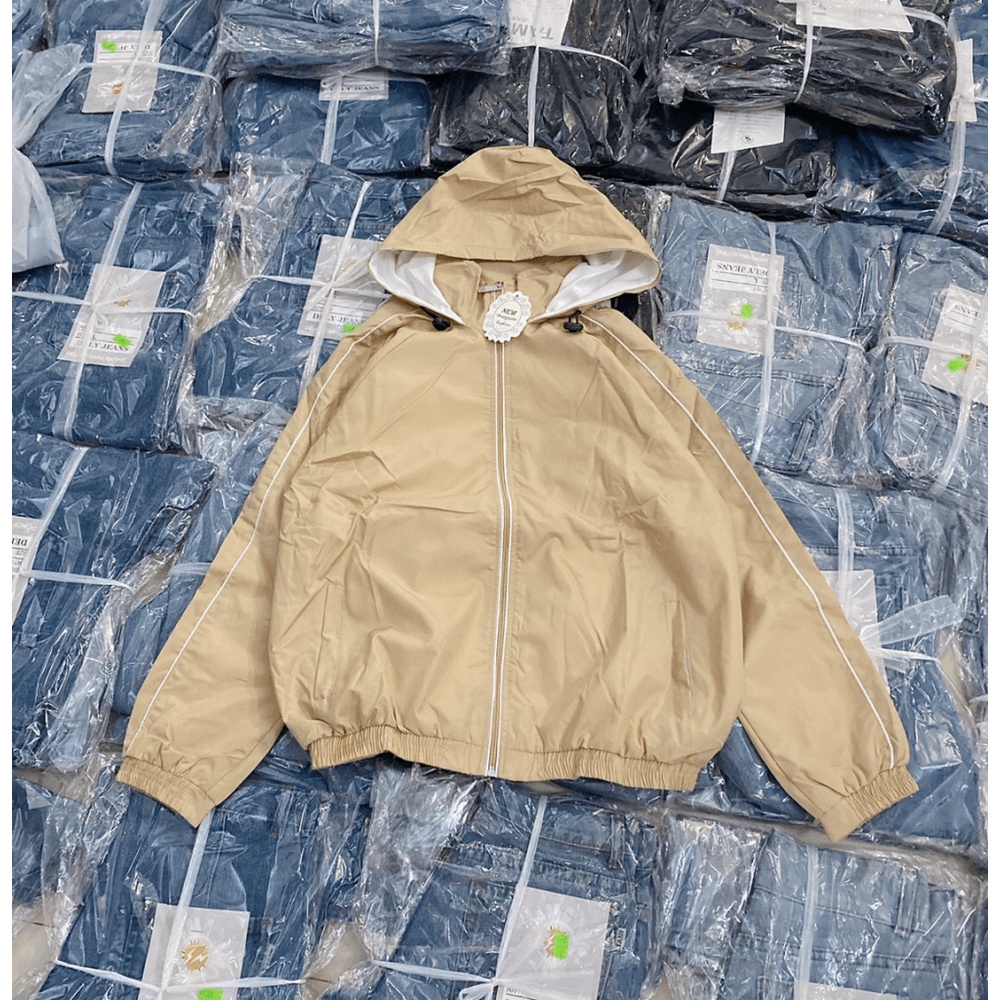 Áo Khoác Dù Nữ 2 Lớp Dày Dặn Phối Sọc Siêu Đẹp, Siêu Chất  - ĐĂNG QUANG FASHION