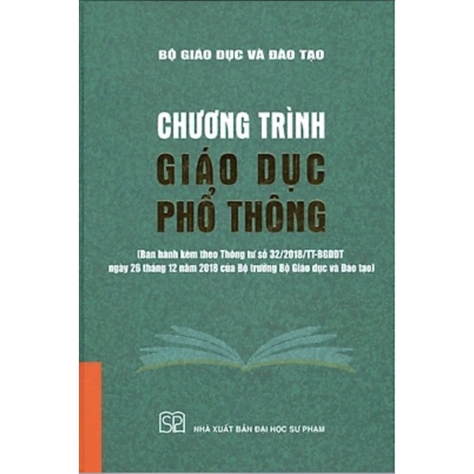 Sách - Chương Trình Giáo Dục Phổ Thông