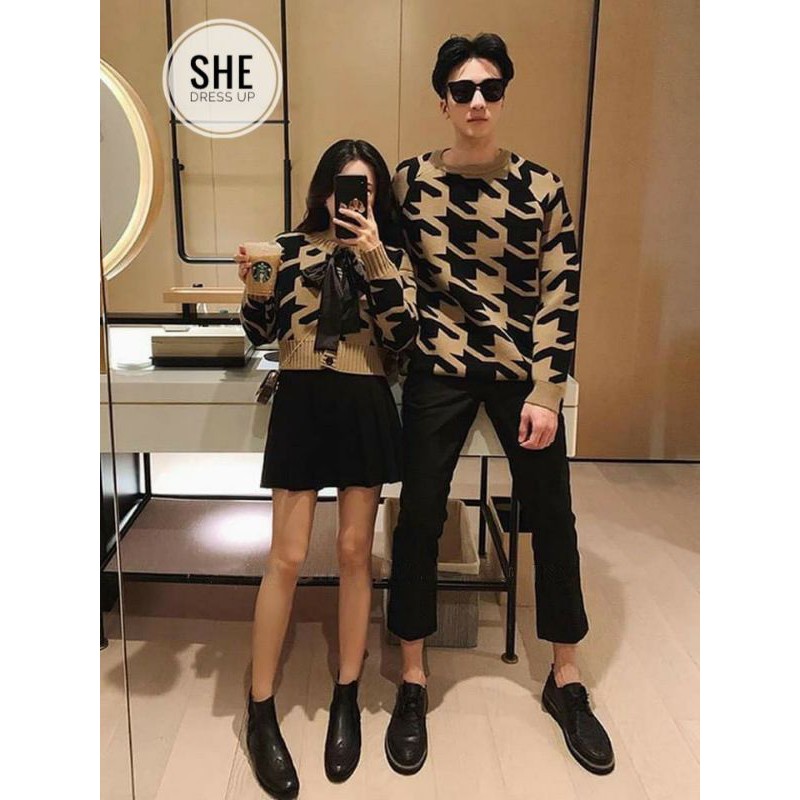 Áo len đôi siêu xinh ảnh thật