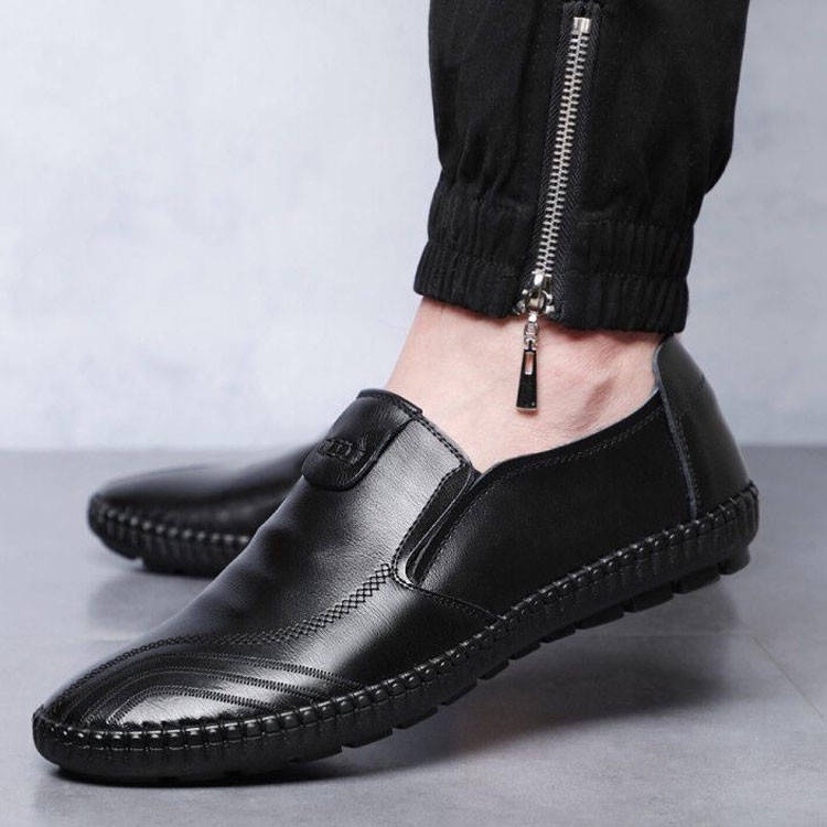 Giày da lười đế mềm thời trang mùa thu cho nam 45 size 46