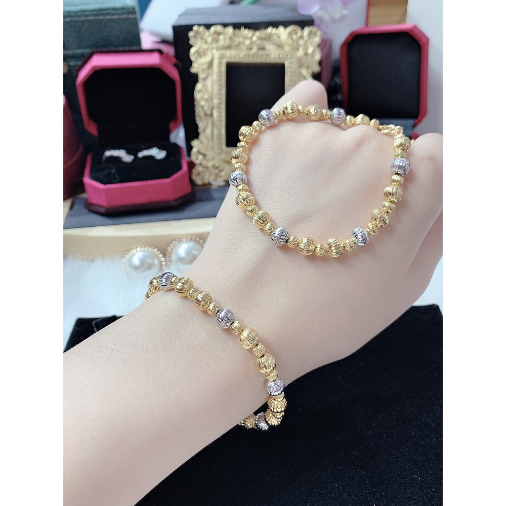 lắc bi 2 màu hàng bền ,  lắc  tròn xinh xinh lt135 | BigBuy360 - bigbuy360.vn