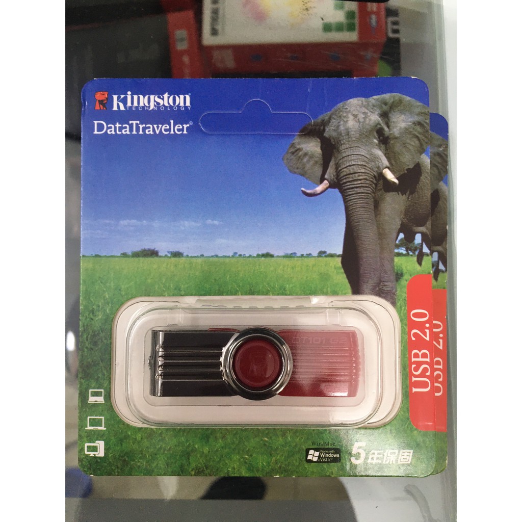 USB 2.0 Kington 8GB vỏ nhựa