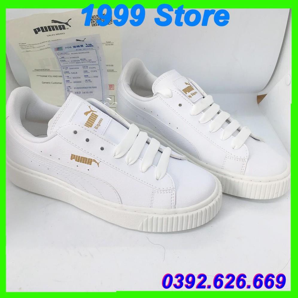 [Free Ship] 🔥Giày thể thao sneaker🔥 Puma TRẮNG  🔥 dành cho cả nam và nữ đi đẹp PMT 03