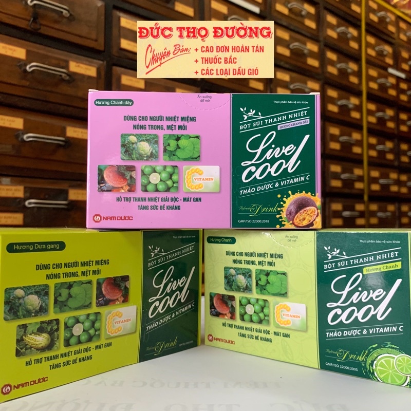 Bột sủi thanh nhiệt Livecool - Live cool