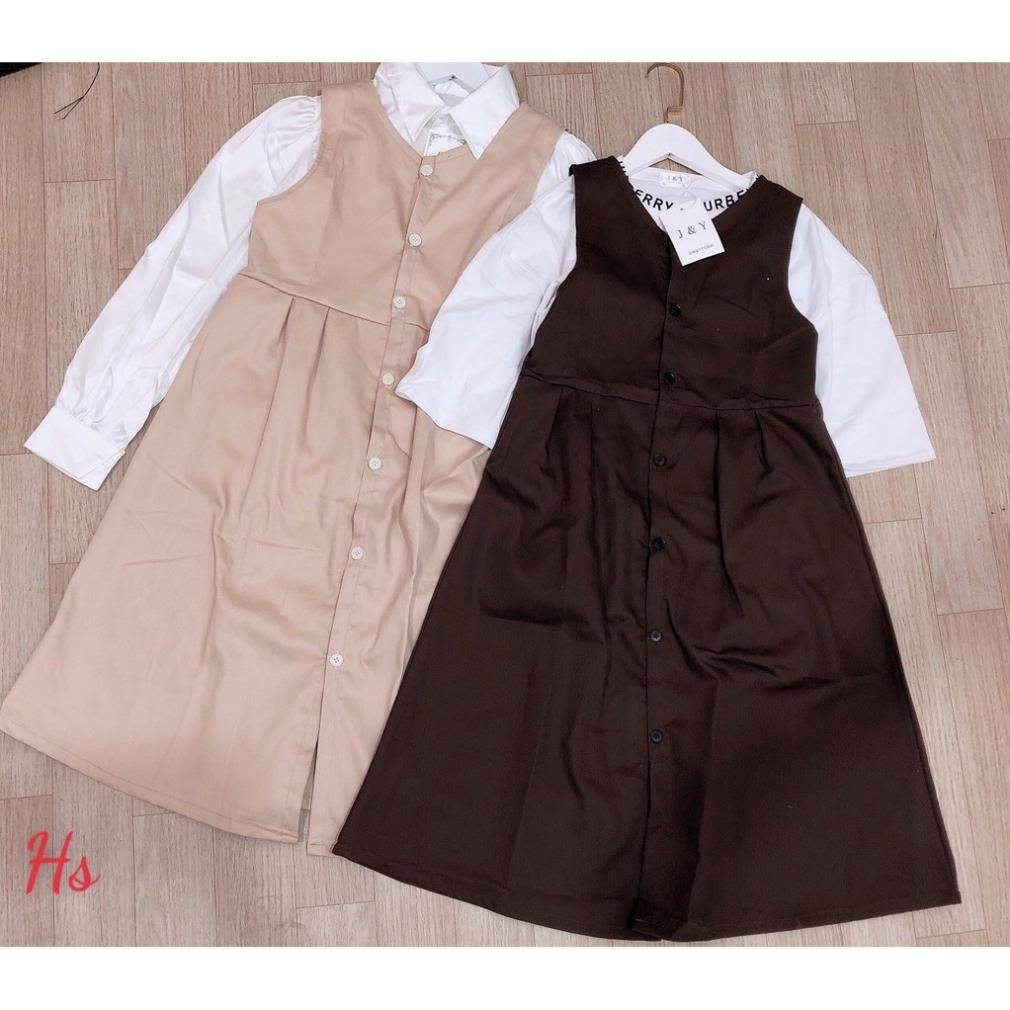 Váy Yếm BabyDoll Cài Cúc Dễ Thương Kiểu Dáng Trẻ Trung 2021 - Có Ảnh Thật Kèm Đánh Giá X.Store