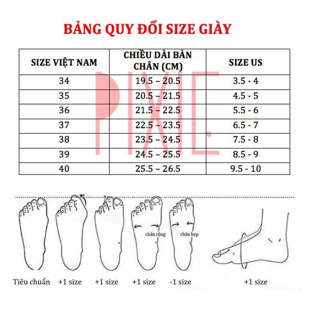 Giày Cao Gót 7cm Da Bóng Phối Khóa Đế Mica X994 Pixie