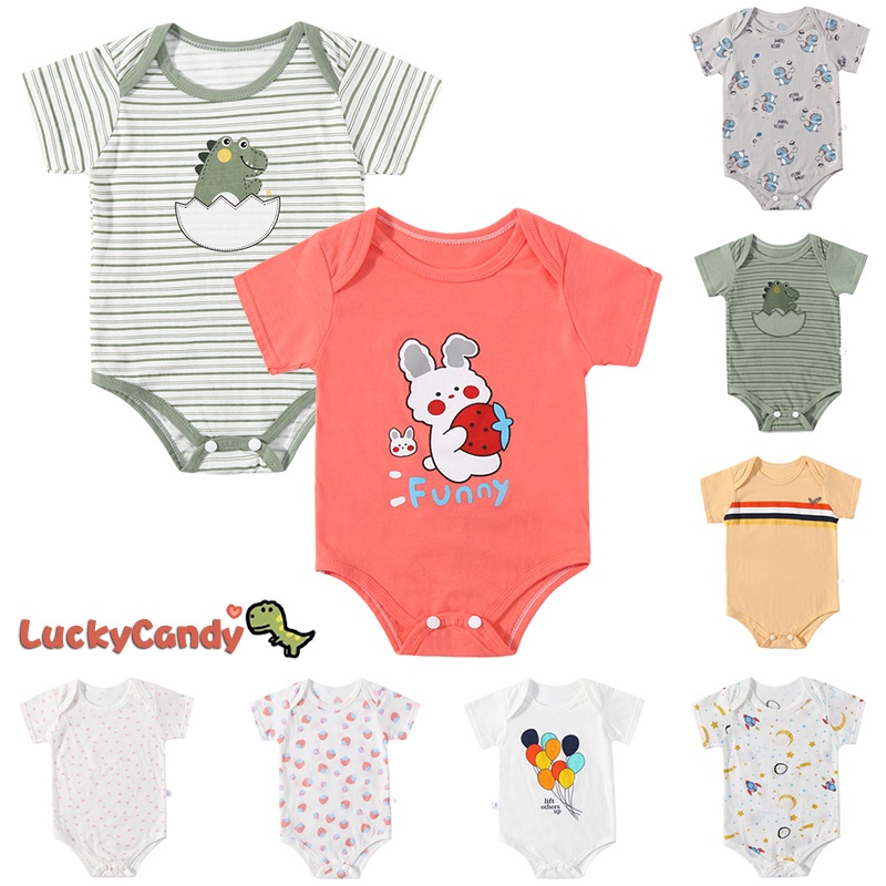 Bộ body đùi đồ liền thân cho bé bodysuit Hè Sơ Sinh vải 100% cotton mềm mịn mẫu quần áo sơ sinh cho bé từ 5 -13kg