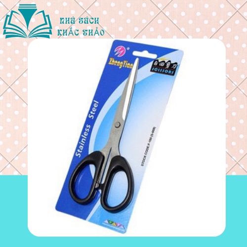 Kéo văn phòng f160 16cm dùng cho học sinh, giới văn phòng chuyên cắt giấy săc, bền, không bị han rỉ