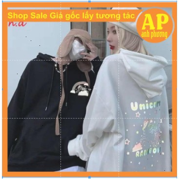 Áo hodie phản quang Rain gowm nỉ bông💝form thụng nam nữ kiểu dáng unisex💝 | BigBuy360 - bigbuy360.vn