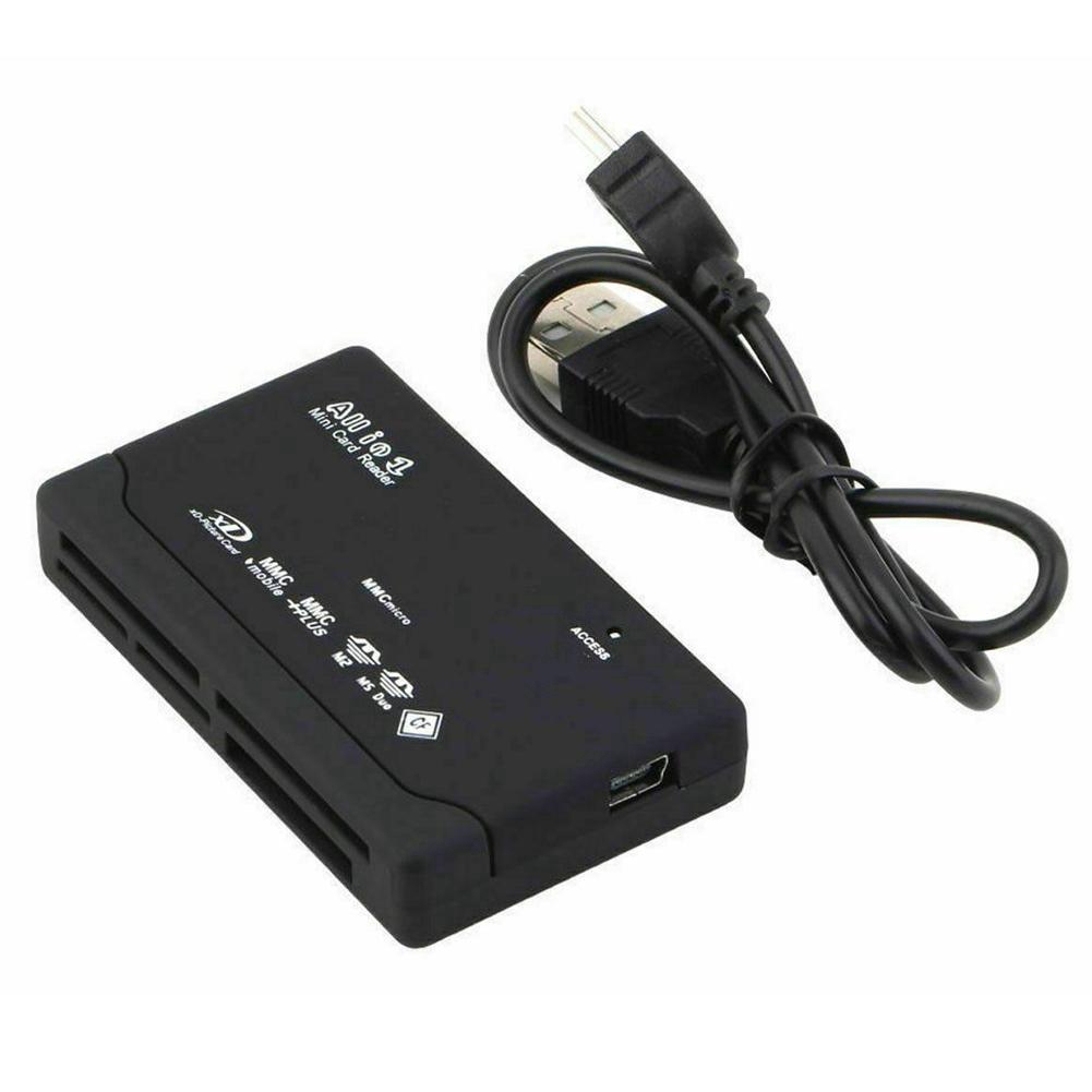 All in One 1 Memory Card Reader USB External SD SDHC Micro M2 CF MMC MS Min N5M8