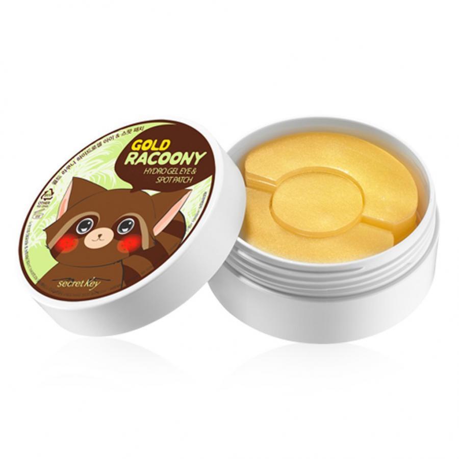 Mặt Nạ Mắt Secret Key Gold Racoony Hydro Gel Eye &amp; Spot Patch (90 Miếng)