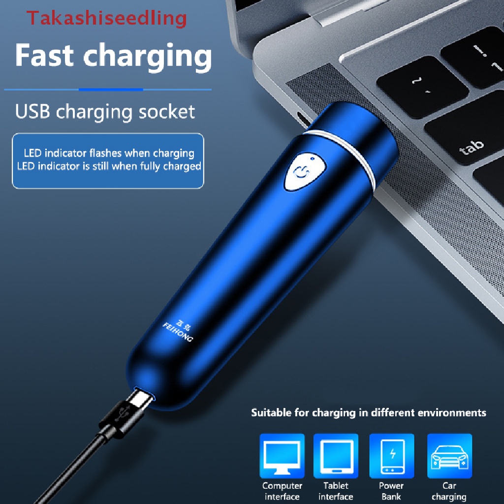 Máy Cạo Râu Mini Sạc USB Tiện Dụng Cho Nam Nữ