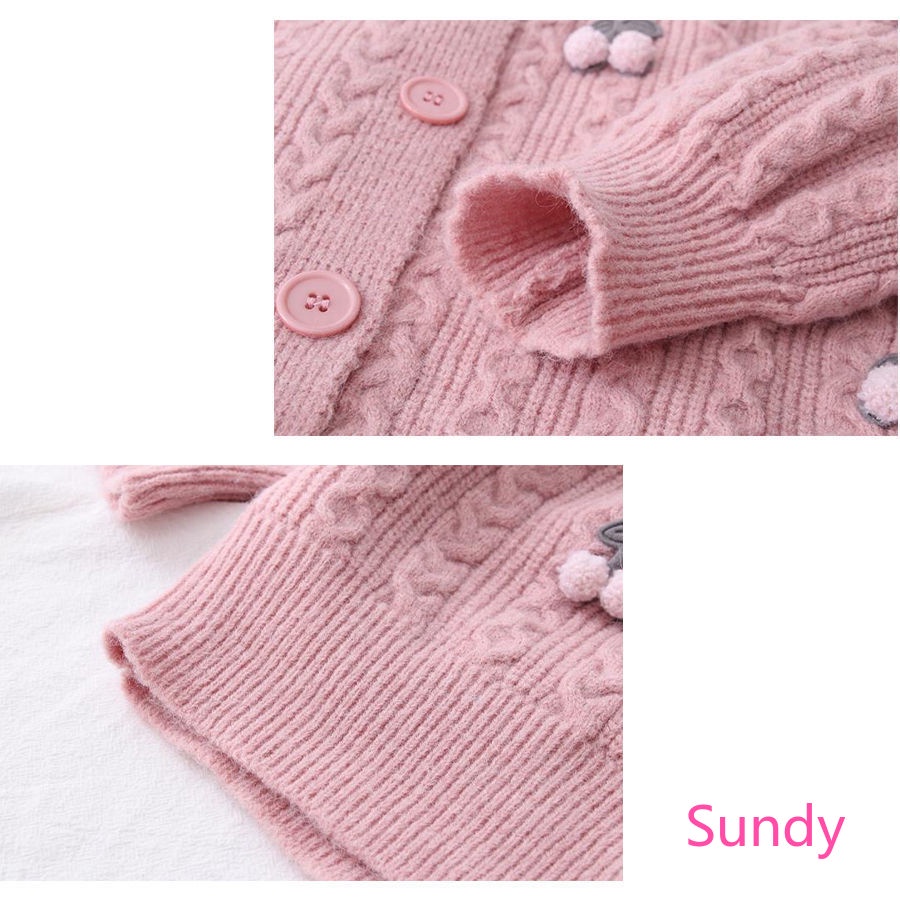 Áo Khoác Cardigan Dệt Kim Cổ Chữ V Thời Trang Mùa Thu Cho Nữ