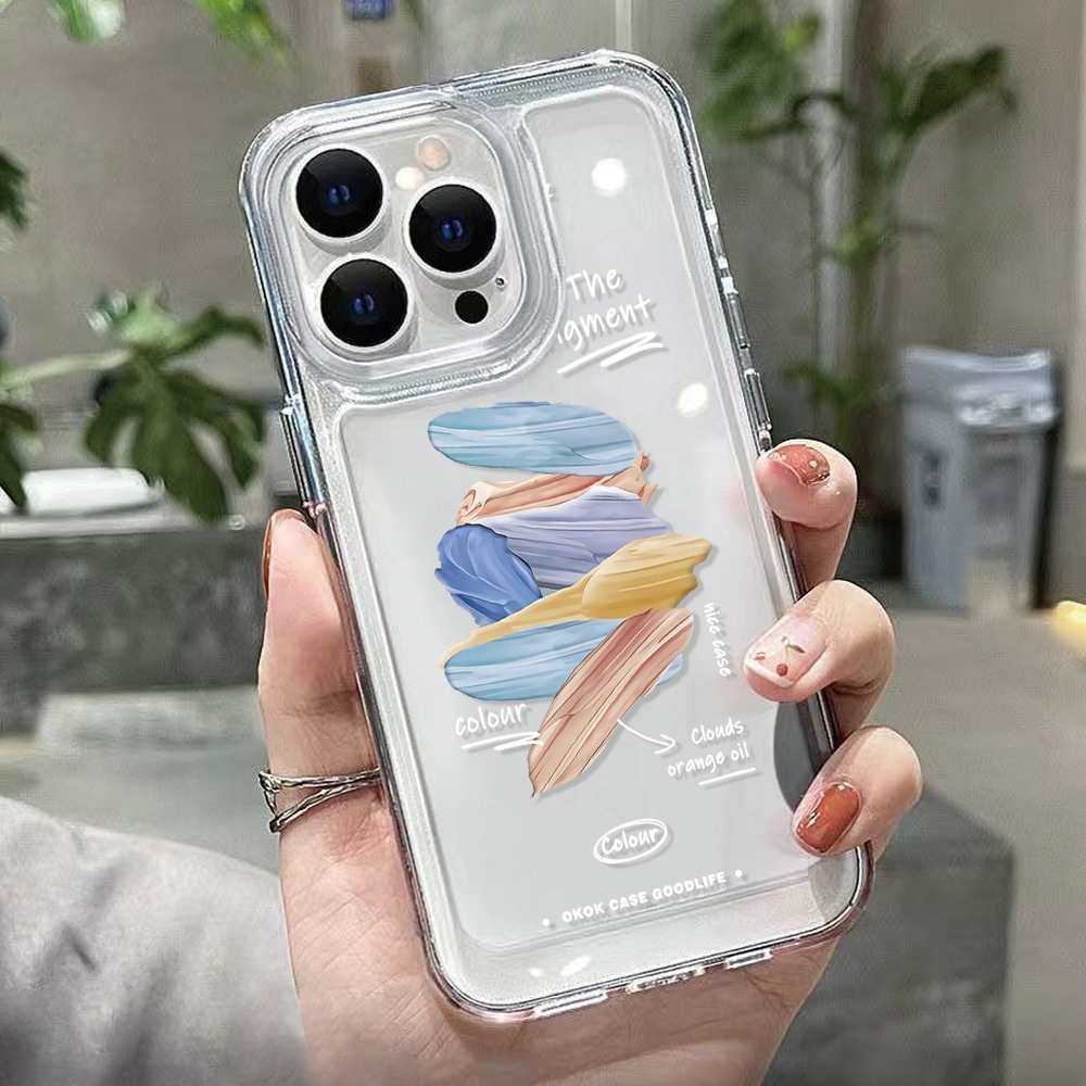 Ốp Điện Thoại Trong Suốt Thời Trang Cho iphone 11 13 7 8 Plus 12 13Pro Max X XS Max 7 8 SE 2020