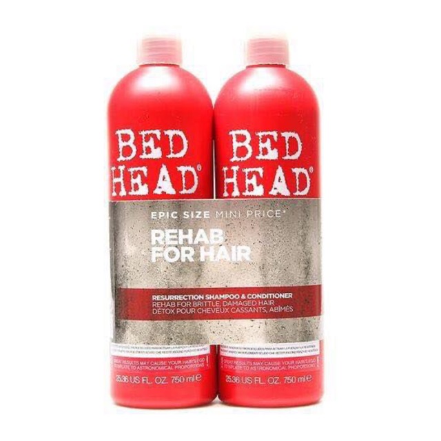 BỘ DẦU GỘI XẢ TIGI BED HEAD REHAB FOR HAIR #RED