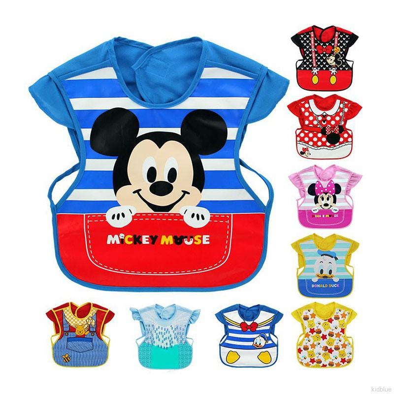 Yếm in hình hoạt hình dễ thương cho bé