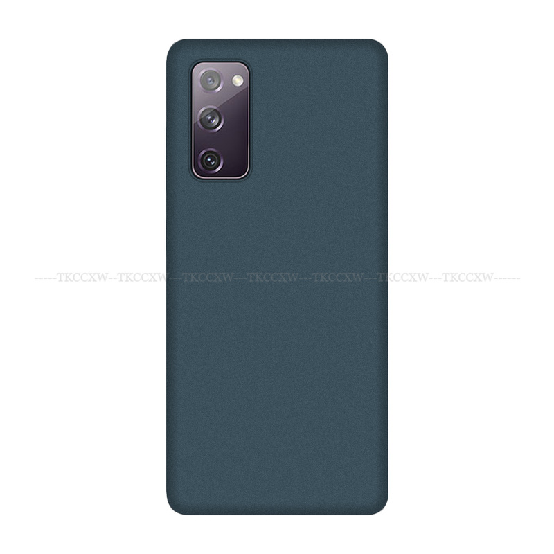 Ốp điện thoại silicone mềm không bám vân tay cho Samsung Galaxy S20 FE A42 M51 A31 A21 A21S A11 A51 A71 5G